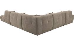 Goossens excellent hoekbank kubus bruin stof - 8252886-goossens-excellent-kubus-bank-stof-bruin-01