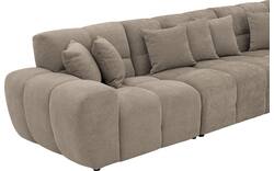 Goossens excellent hoekbank kubus bruin stof - 8252886-goossens-excellent-kubus-bank-stof-bruin-01