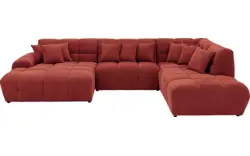 Goossens excellent u bank kubus rood stof - 8252887-goossens-excellent-kubus-bank-stof-rood-01