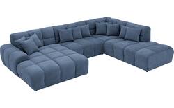 Goossens excellent u bank kubus blauw stof - 8252888-goossens-excellent-kubus-bank-stof-blauw-01