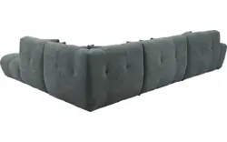 Goossens excellent u bank kubus groen stof - 8252890-goossens-excellent-kubus-bank-stof-groen-01