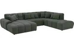 Goossens excellent u bank kubus groen stof - 8252892-goossens-excellent-kubus-bank-stof-groen-01