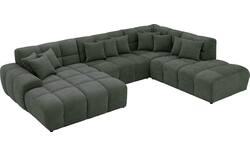Goossens excellent u bank kubus groen stof - 8252892-goossens-excellent-kubus-bank-stof-groen-01