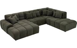 Goossens excellent u bank kubus groen stof - 8252894-goossens-excellent-kubus-bank-stof-groen-01