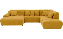Goossens excellent u bank kubus geel stof - 8252896-goossens-excellent-kubus-bank-stof-geel-01