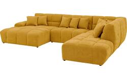 Goossens excellent u bank kubus geel stof - 8252896-goossens-excellent-kubus-bank-stof-geel-01