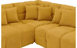 Goossens excellent u bank kubus geel stof - 8252896-goossens-excellent-kubus-bank-stof-geel-01