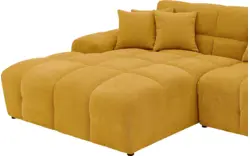 Goossens excellent u bank kubus geel stof - 8252896-goossens-excellent-kubus-bank-stof-geel-01