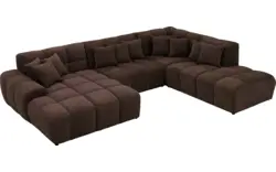 Goossens excellent u bank kubus bruin stof - 8252899-goossens-excellent-kubus-bank-stof-bruin-01