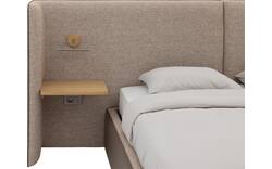 Goossens gestoffeerd bedframe burano storage bruin kunstleer - 8252935-goossens-burano-storage-bedframe-kunstleer-01