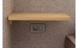 Goossens gestoffeerd bedframe burano storage bruin kunstleer - 8252935-goossens-burano-storage-bedframe-kunstleer-01