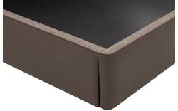 Goossens gestoffeerd bedframe burano storage bruin kunstleer - 8252935-goossens-burano-storage-bedframe-kunstleer-01