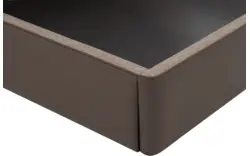 Goossens gestoffeerd bedframe burano storage bruin kunstleer - 8252935-goossens-burano-storage-bedframe-kunstleer-01