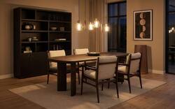 Goossens eettafel slim donker bruin eiken - 8252121-goossens-slim-eettafel-eiken-donker-bruin-02