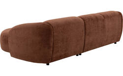 Goossens loungebank zitra bruin stof - 8252939-gespiegeld-12