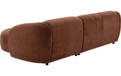 Goossens loungebank zitra bruin stof - 8252939-gespiegeld-12