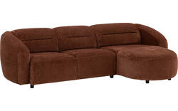 Goossens loungebank zitra bruin stof - 8252939-gespiegeld-12