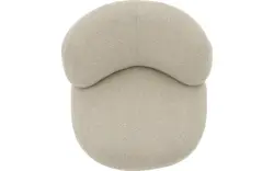 Goossens draaifauteuil avi beige stof - 8252941-goossens-avi-fauteuil-stof-05
