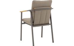 Goossens tuinstoel viesta bruin buitenstof - 8252951-goossens-viesta-tuinstoelen-buitenstof-01