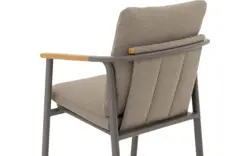Goossens tuinstoel viesta bruin buitenstof - 8252951-goossens-viesta-tuinstoelen-buitenstof-01