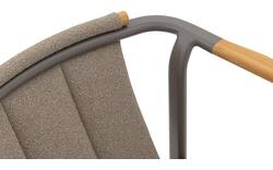 Goossens tuinstoel viesta bruin buitenstof - 8252951-goossens-viesta-tuinstoelen-buitenstof-01