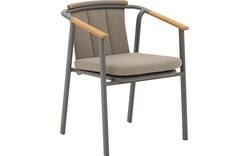 Goossens tuinstoel viesta bruin buitenstof - 8252951-goossens-viesta-tuinstoelen-buitenstof-01