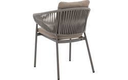 Goossens tuinstoel vasto bruin buitenstof - 8252955-goossens-vasto-tuinstoelen-buitenstof-02