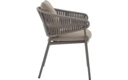 Goossens tuinstoel vasto bruin buitenstof - 8252955-goossens-vasto-tuinstoelen-buitenstof-01