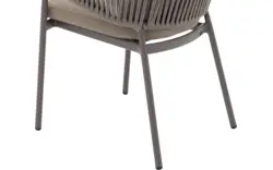 Goossens tuinstoel vasto bruin buitenstof - 8252955-goossens-vasto-tuinstoelen-buitenstof-01