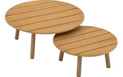 Goossens salontafel voor buiten bari blank teak - 8252960-goossens-bari-tuintafels-teak-01