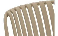 Goossens tuinstoel lygeke bruin kunststof - 8252966-goossens-lygeke-tuinstoelen-kunststof-01