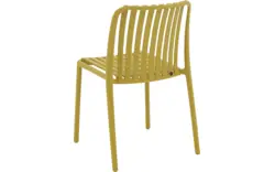 Goossens tuinstoel lygeke geel kunststof - 8252969-goossens-lygeke-tuinstoelen-kunststof-01