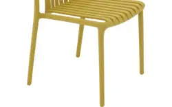 Goossens tuinstoel lygeke geel kunststof - 8252969-goossens-lygeke-tuinstoelen-kunststof-01