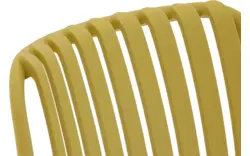 Goossens tuinstoel lygeke geel kunststof - 8252969-goossens-lygeke-tuinstoelen-kunststof-01