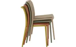 Goossens tuinstoel lygeke geel kunststof - 8252969-goossens-lygeke-tuinstoelen-kunststof-01