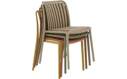 Goossens tuinstoel lygeke geel kunststof - 8252969-goossens-lygeke-tuinstoelen-kunststof-01