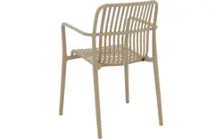 Goossens tuinstoel jelke bruin kunststof - 8252974-goossens-jelke-tuinstoelen-kunststof-01