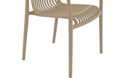 Goossens tuinstoel jelke bruin kunststof - 8252974-goossens-jelke-tuinstoelen-kunststof-01