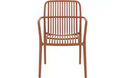 Goossens tuinstoel jelke oranje kunststof - 8252976-goossens-jelke-tuinstoelen-kunststof-04