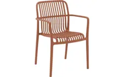 Goossens tuinstoel jelke oranje kunststof - 8252976-goossens-jelke-tuinstoelen-kunststof-04
