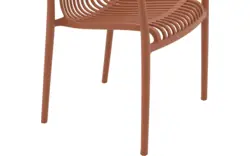 Goossens tuinstoel jelke oranje kunststof - 8252976-goossens-jelke-tuinstoelen-kunststof-04
