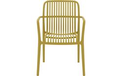 Goossens tuinstoel jelke geel kunststof - 8252977-goossens-jelke-tuinstoelen-kunststof-01
