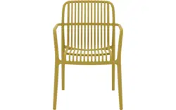 Goossens tuinstoel jelke geel kunststof - 8252977-goossens-jelke-tuinstoelen-kunststof-01