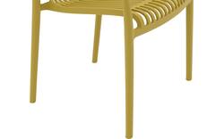 Goossens tuinstoel jelke geel kunststof - 8252977-goossens-jelke-tuinstoelen-kunststof-01