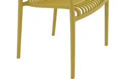 Goossens tuinstoel jelke geel kunststof - 8252977-goossens-jelke-tuinstoelen-kunststof-01