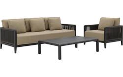 Goossens tuinbank yngvar beige buitenstof - 8252981-goossens-yngvar-loungesets-buitenstof-10