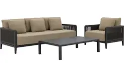 Goossens tuinbank yngvar beige buitenstof - 8252981-goossens-yngvar-loungesets-buitenstof-10