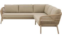 Goossens loungeset sorrento beige buitenstof - 8252984-goossens-sorrento-loungesets-buitenstof-01