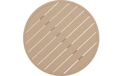 Goossens salontafel voor buiten sirolo beige aluminium - 8252986-goossens-sirolo-tuintafels-aluminium-01