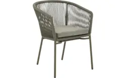 Goossens tuinstoel ravello groen buitenstof - 8252987-goossens-ravello-tuinstoelen-buitenstof-01